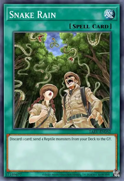 Edison Rulings for Snake Rain